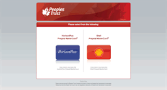 Desktop Screenshot of peoplestrustcard.com